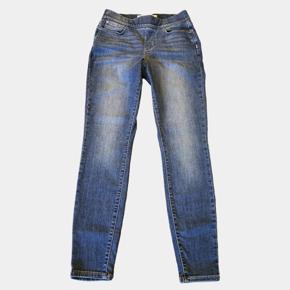 Levi's Signature Pull-On Shaping Skinny High-Rise Medium Wash Jeans Size 10/30